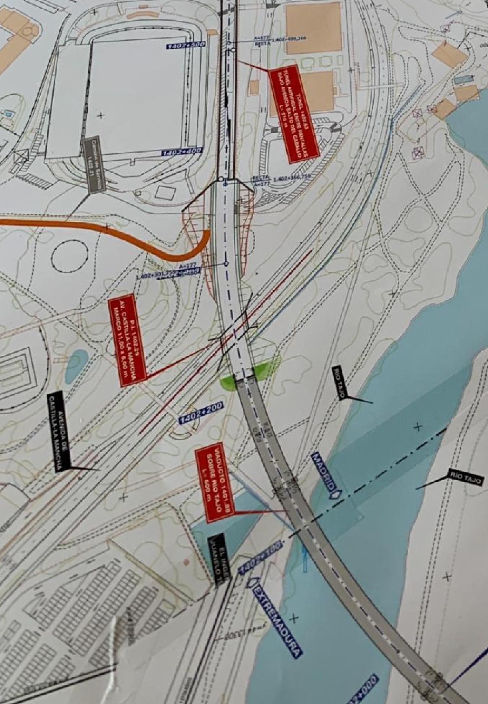 El viaducto sobre el Tajo aparece dentro de la alternativa que el estudio informativo del AVE Madrid-Extremadura considera más viable.