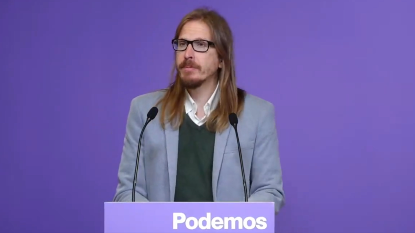 El secretario de organización de Podemos, Pablo Fernández, este lunes