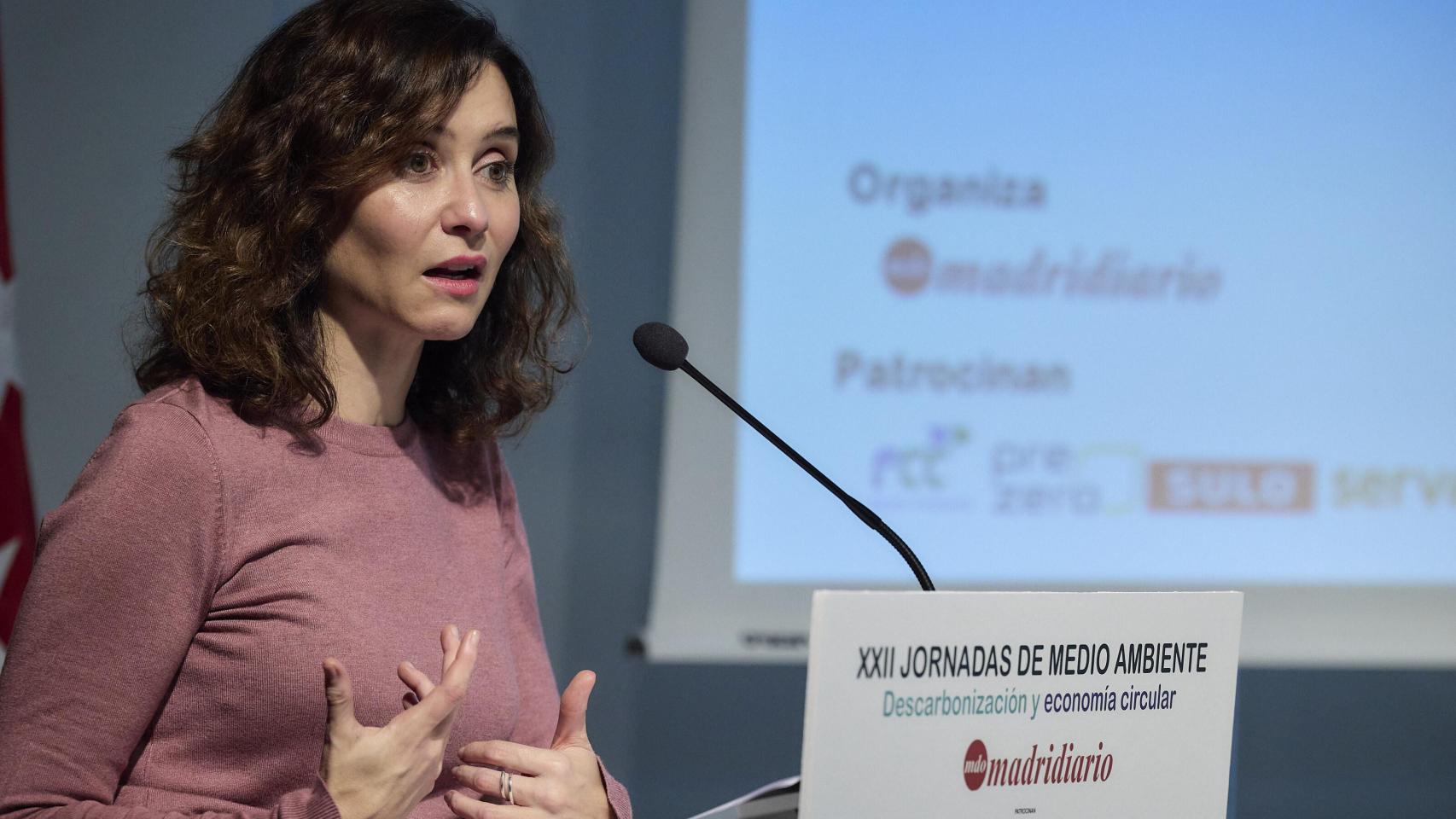 La presidenta de la Comunidad de Madrid, Isabel Díaz Ayuso.