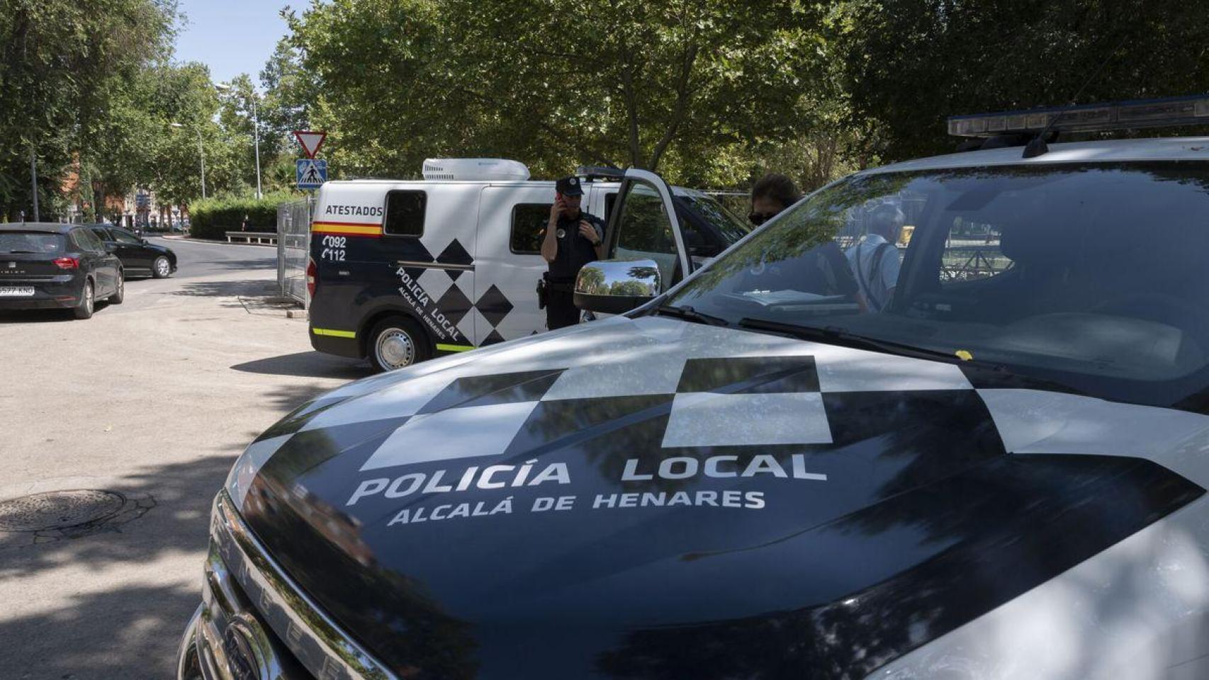 Una patrulla de Policía de Alcalá de Henares.