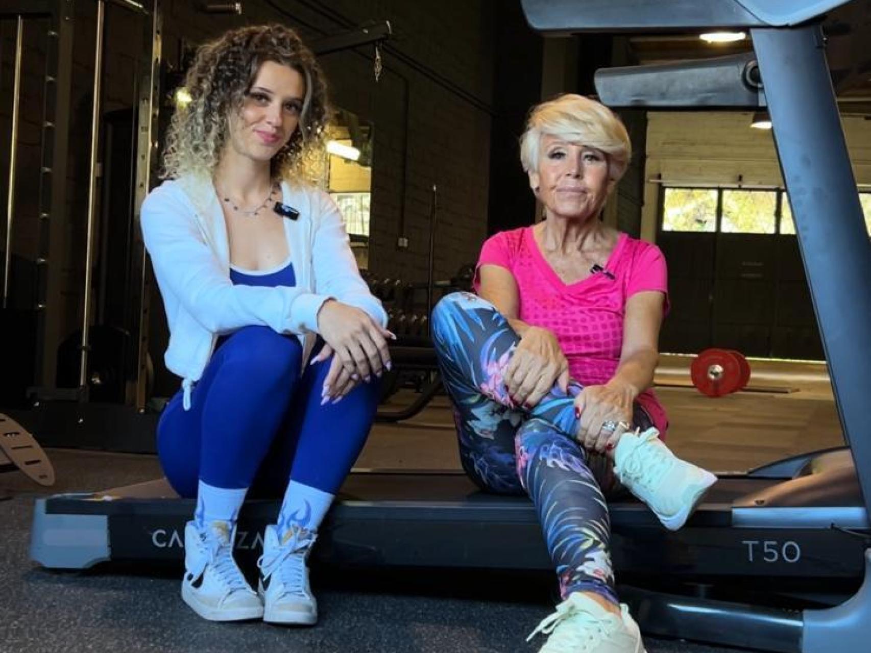 Ramona Gorraiz y Ainara Chocarro.