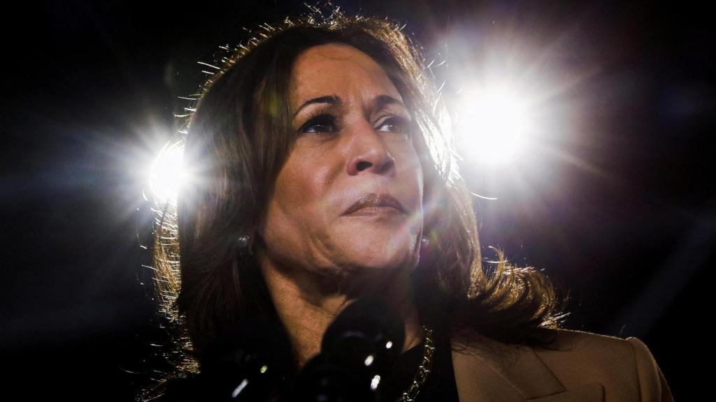 Kamala Harris, el pasado jueves en un evento de campaña en Chandler, Arizona.