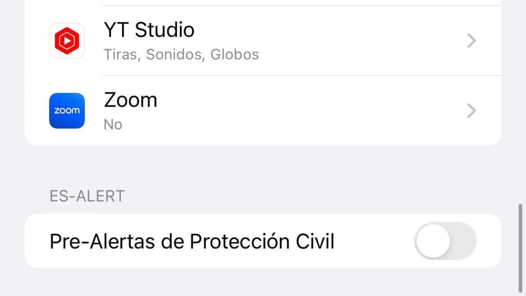 Configuración de las alertas de iPhone