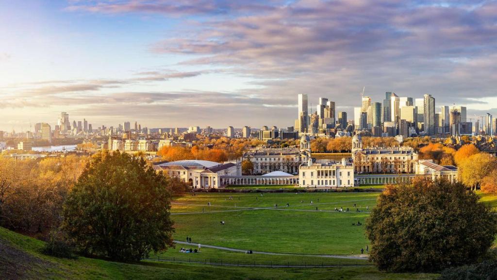 Vistas del distrito de Greenwich, en Londres.