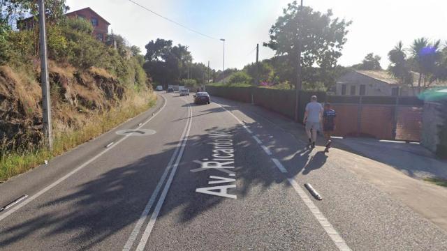 Avenida Ricardo Mella, por donde transcurre el carril bici.