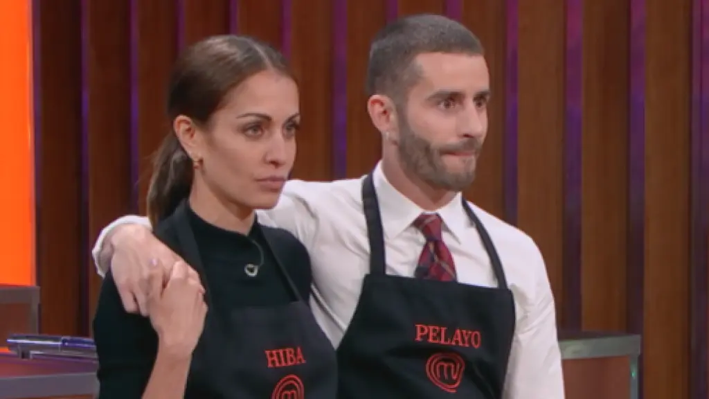 Hiba Abouk y Pelayo Díaz, en 'MasterChef Celebrity 9'.