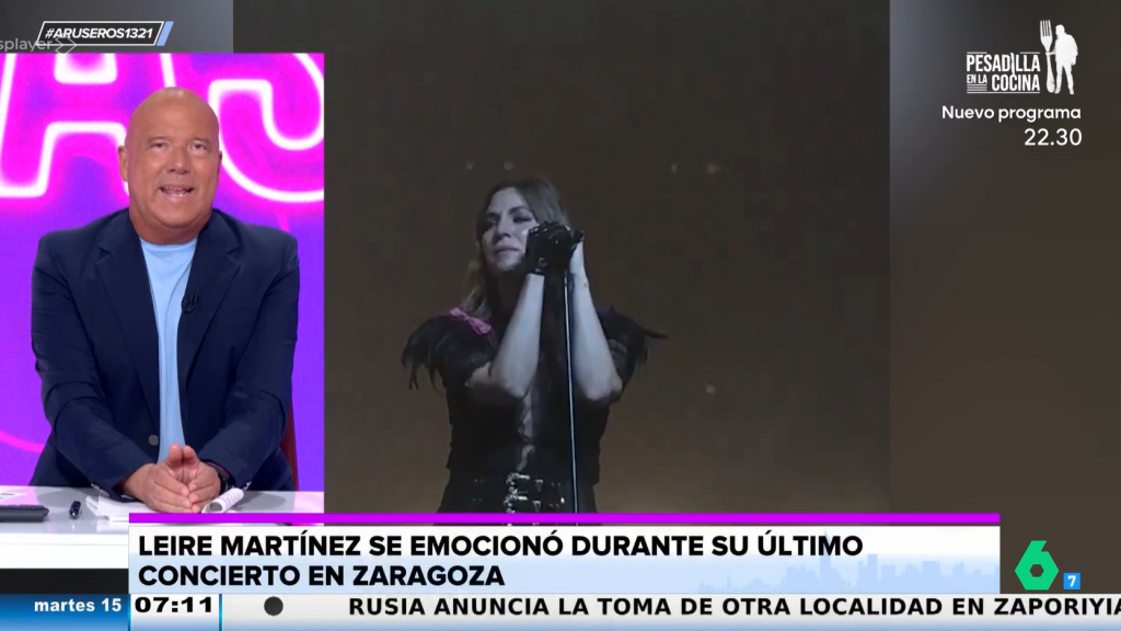 Alfonso Arús comenta la ruptura de Leire y La Oreja de Van Gogh.