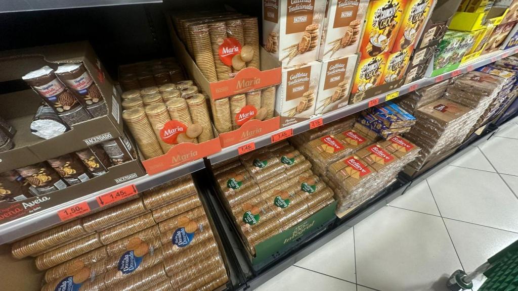 Variedad de Galletas de la marca blanca Hacendado en Mercadona