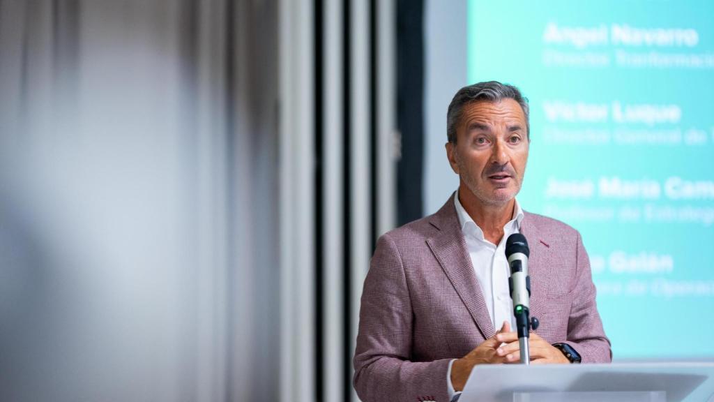 Pablo Benavides, CEO de Opplus, durante su intervención.