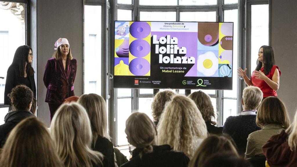 Mabel Lozano, durante la presentación.