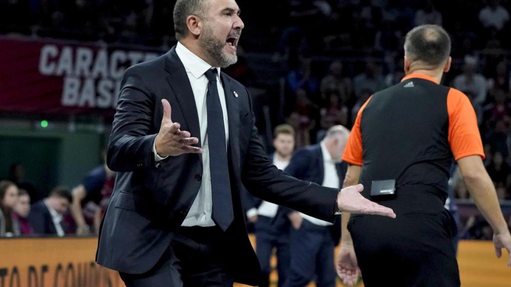 Chus Mateo, en el partido ante el Baskonia.