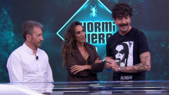 Pablo Motos, Malú y Marron, en 'El Hormiguero'