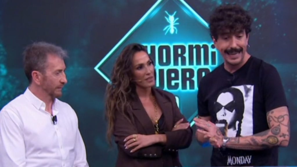 Pablo Motos, Malú y Marron, en 'El Hormiguero'