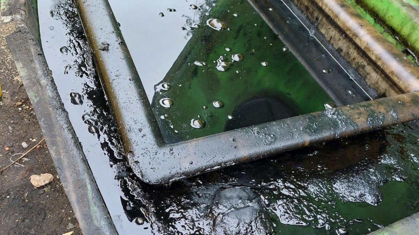 Depósito con sustancias peligrosas en Padrones de Bureba