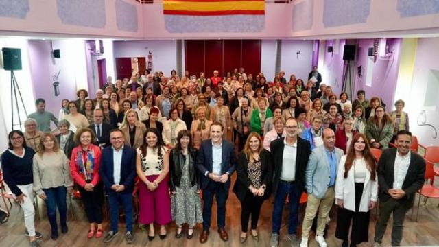 Conrado Íscar en Nava del Rey en el Día de la Mujer Rural