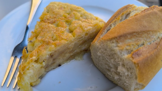 La tortilla de Yogui's.