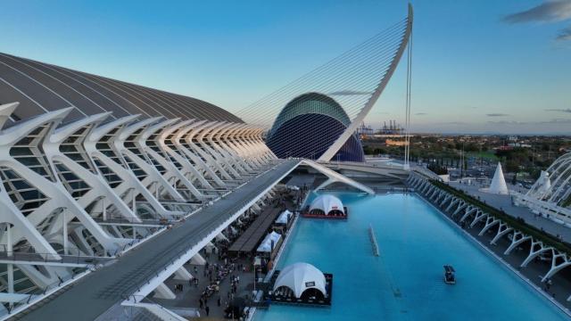 Vista panorámica de VDS2023 en la Ciudad de las Artes y la Ciencias de Valencia.