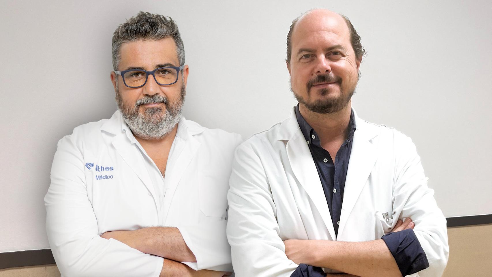 Los oncólogos Ignacio Álvarez y Fran Fernández de Vithas.