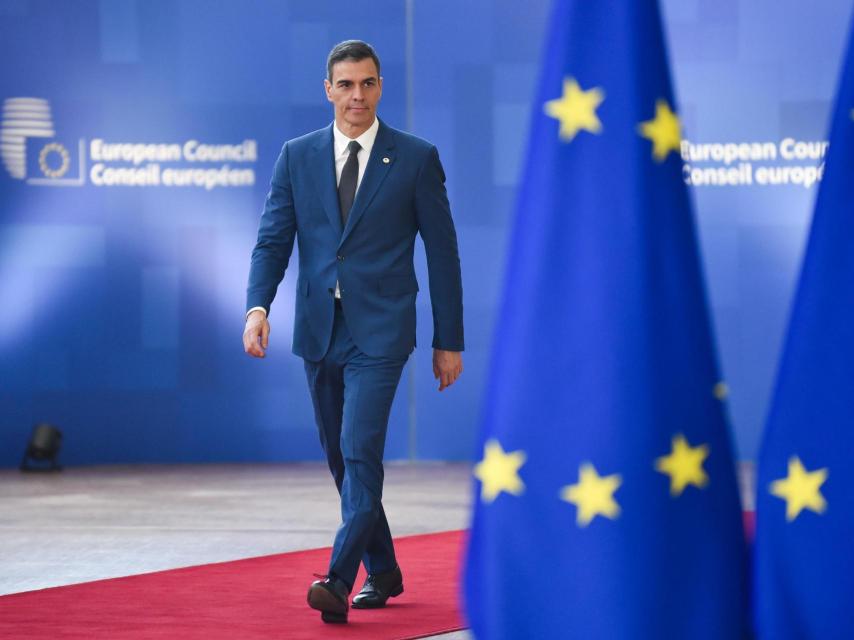 El presidente del Gobierno, Pedro Sánchez, durante una reunión del Consejo Europeo en Bruselas