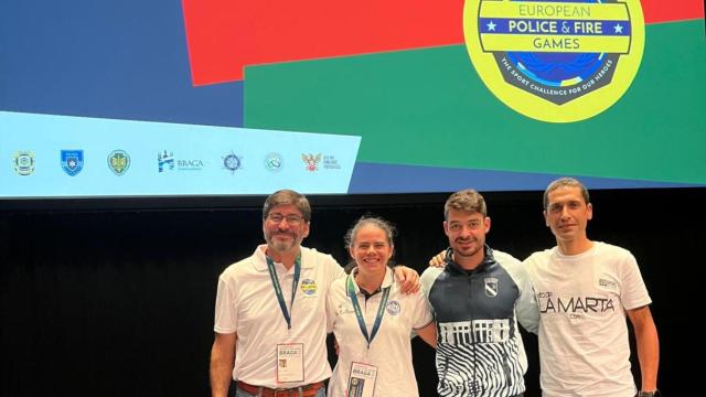 Policías de A Coruña consiguen medalla en el Campeonato Europeo de policías y bomberos