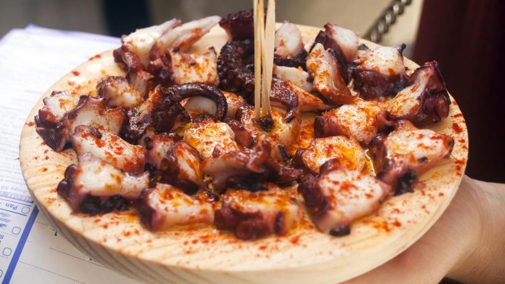 Plato de pulpo.