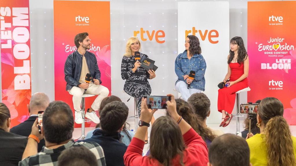 Rueda de prensa de Eurovisión Junior 2024.