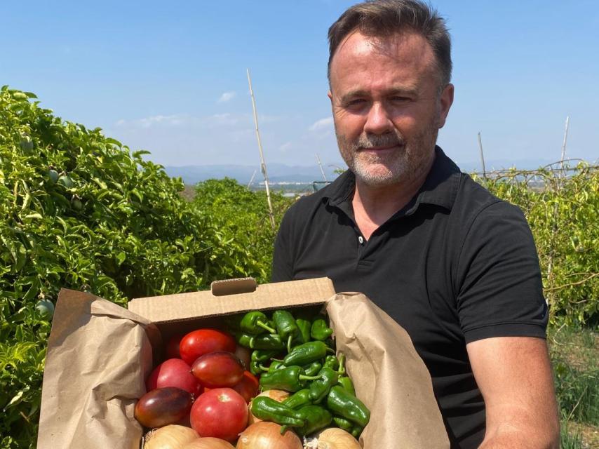 El agricultor Pascual Cabedo.