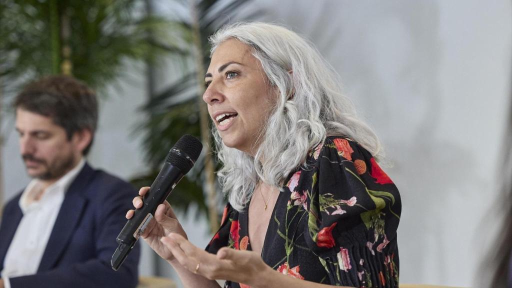 La directora general de Derechos Culturales, Jazmín Beirak, durante la presentación de la hoja de ruta del Plan de Derechos Culturales. Foto: Jesús Hellín / Europa Press