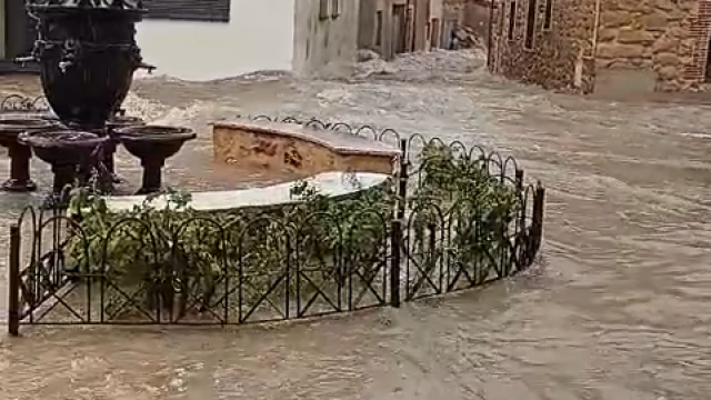 Inundaciones en Carbonero el Mayor, Segovia