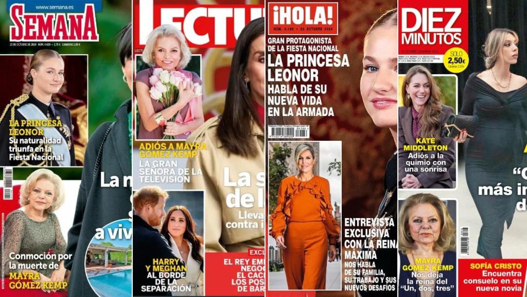 Portadas de revistas.