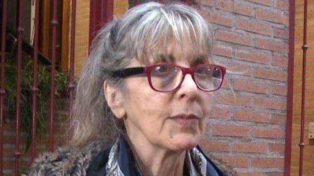 Roxana Berco, hijastra de Mayra Gómez Kemp, tras llegar a Madrid.