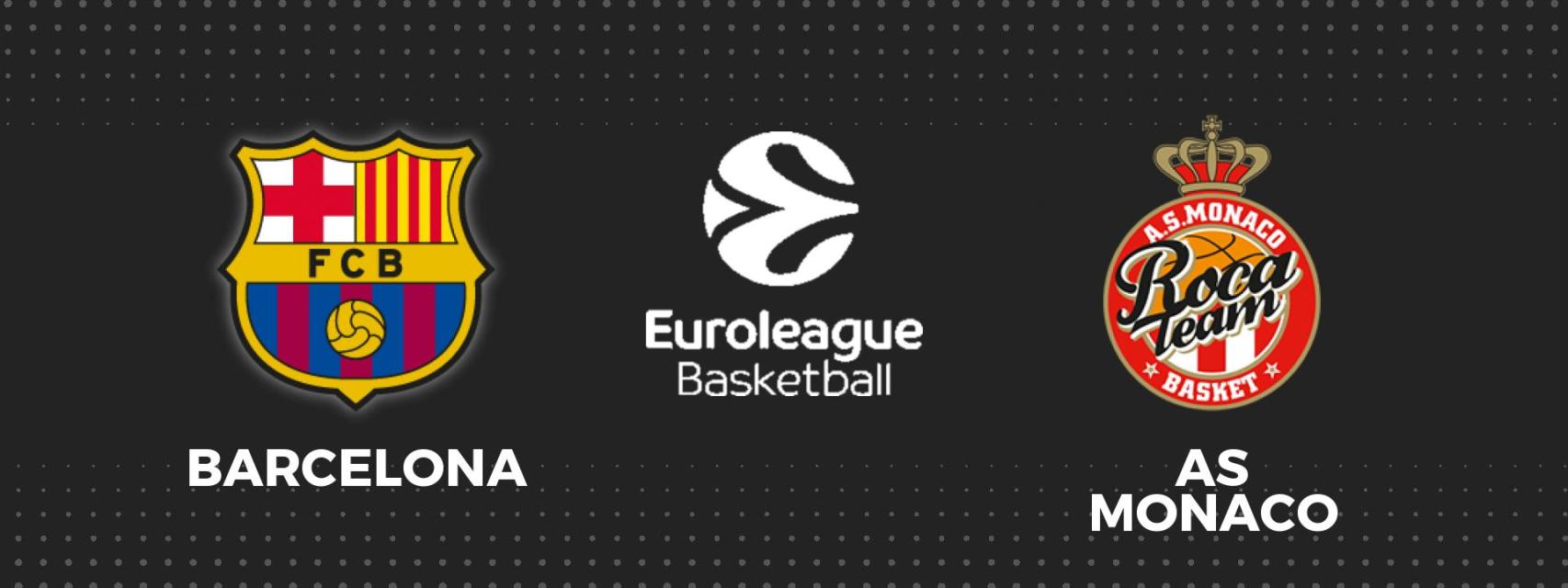 Barça de basket - AS Monaco, Euroliga de baloncesto en directo