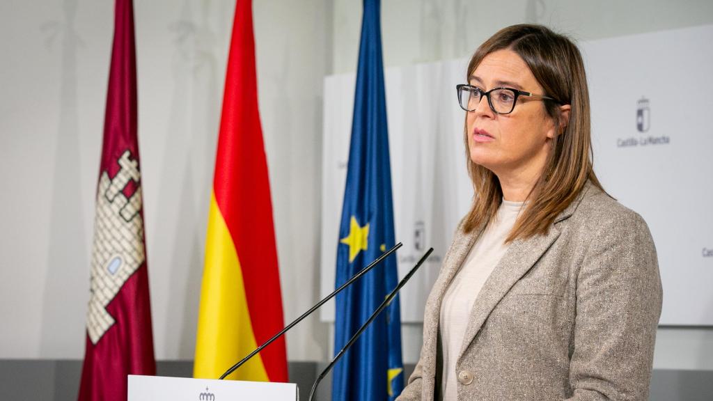 Esther Padilla, consejera portavoz del Gobierno de Castilla-La Mancha. Foto: JCCM.