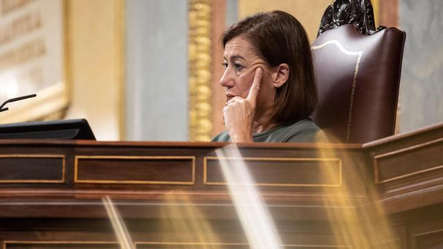 Francina Armengol, presidenta del Congreso de los Diputados, este miércoles, al frente del pleno.