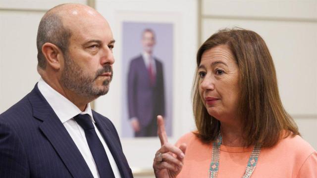 El presidente del Senado, Pedro Rollán, y la del Congreso, Francina Armengol, en una imagen de archivo.