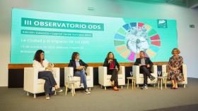 Imagen de la mesa redonda 'La ciudad que cuida', en la clausura del III Observatorio de los ODS 'La ciudad y el impacto de los ODS'