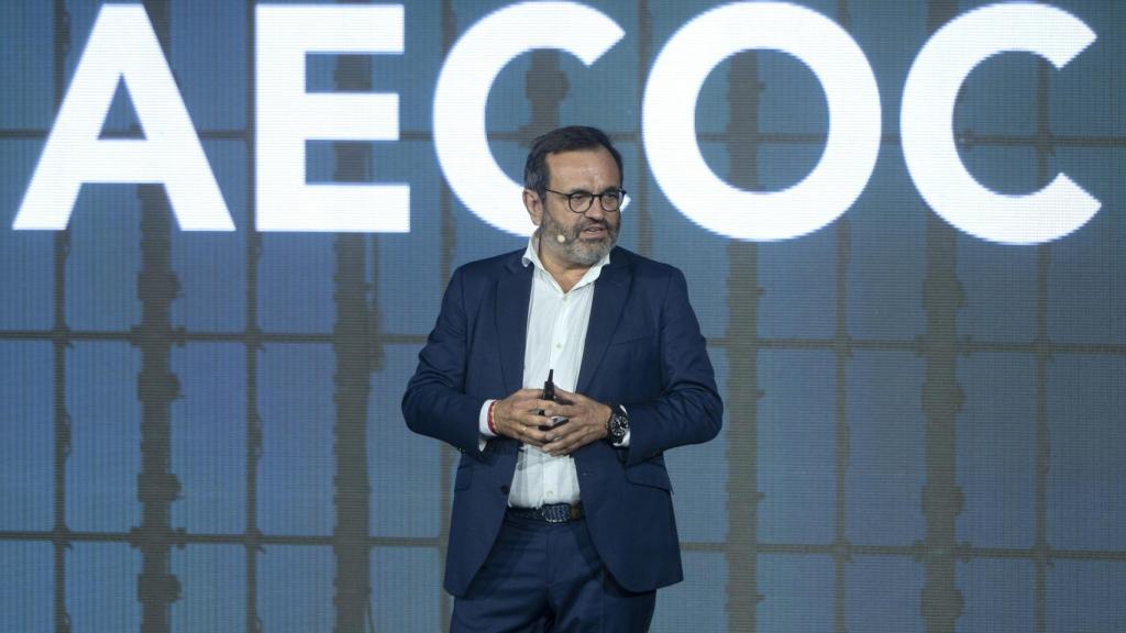 El presidente de Aecoc, Ignacio González, en la inauguración del Congeso Aecoc de Gran Consumo.