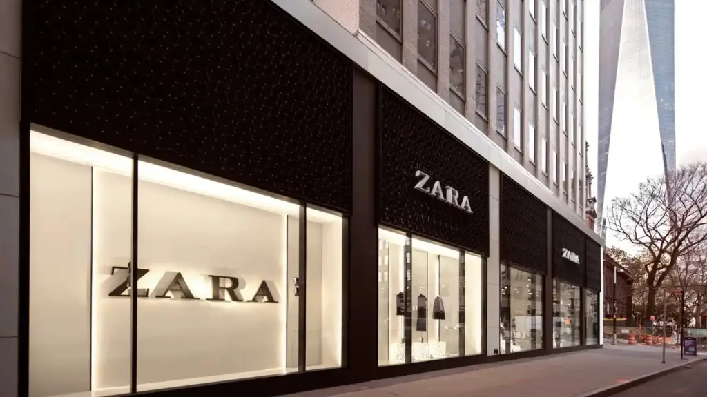 Fachada de Zara.