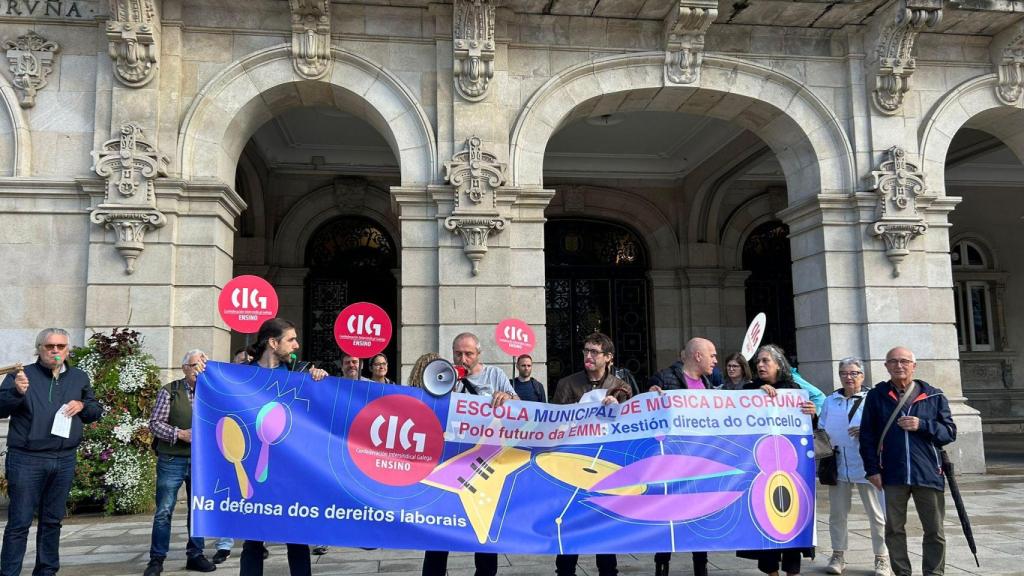 El personal de la Escuela de Música de A Coruña reitera sus demandas frente al Concello