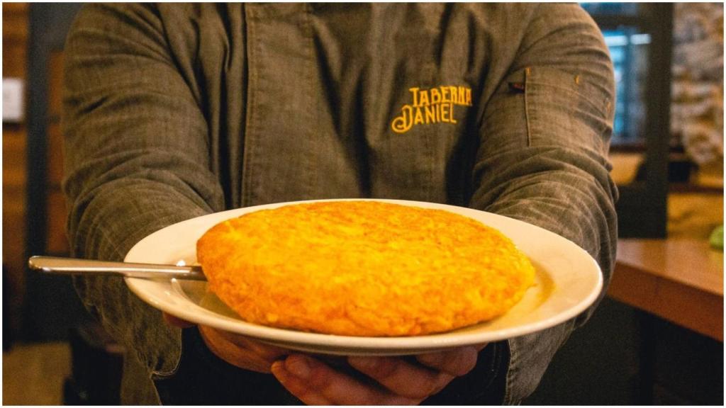 Tortilla de la Taberna Daniel en Lugo