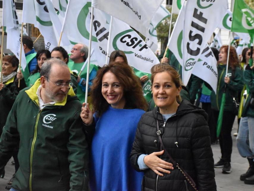 CSIF Castilla y León sale a las calles de Valladolid para reivindicar la mejora de unas condiciones laborales ahora lamentables