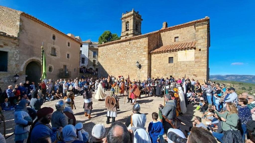 Foto de la pasada edición de la recreación medieval. Culla mágica y medieval