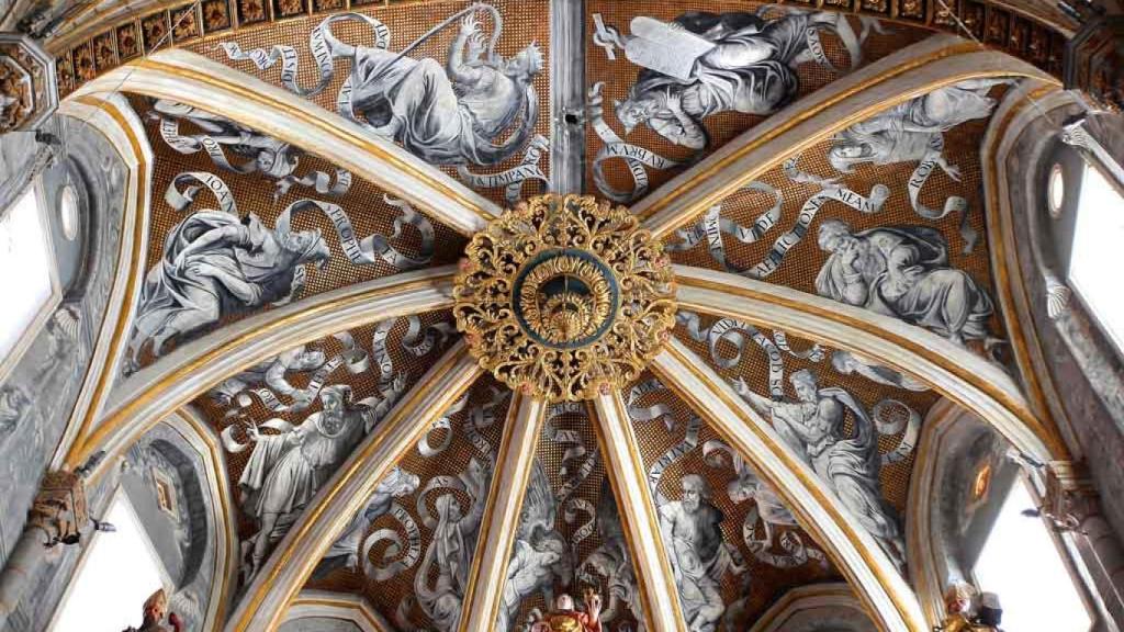 Interior de la Catedral de Santa María de la Huerta.