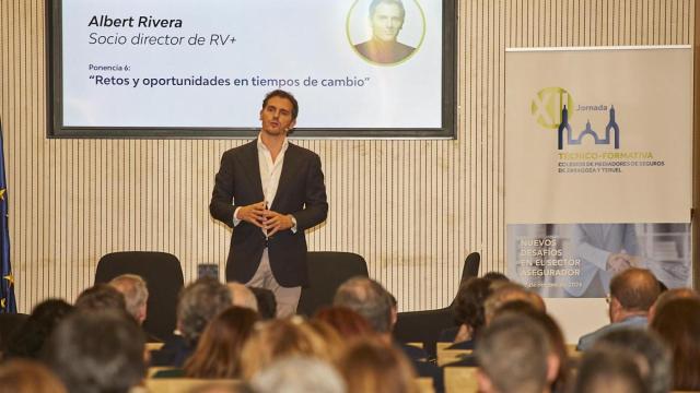 Albert Rivera en la jornada zaragozana Técnico-Formativa.