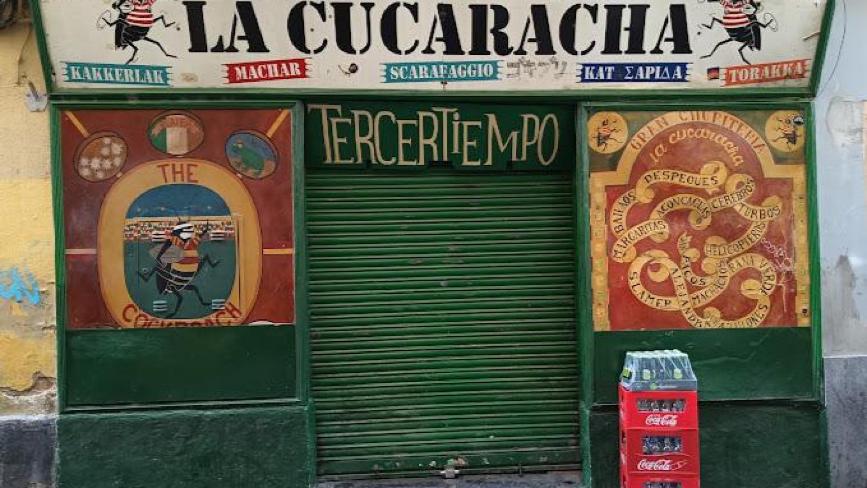 Fachada de La Cucaracha, en Zaragoza