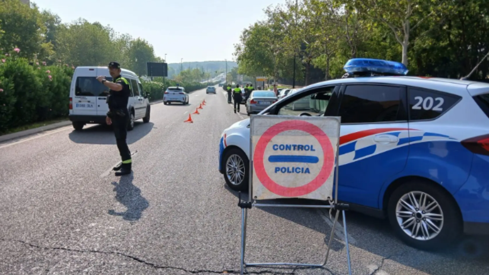 Control de la Policía Local de Zaragoza