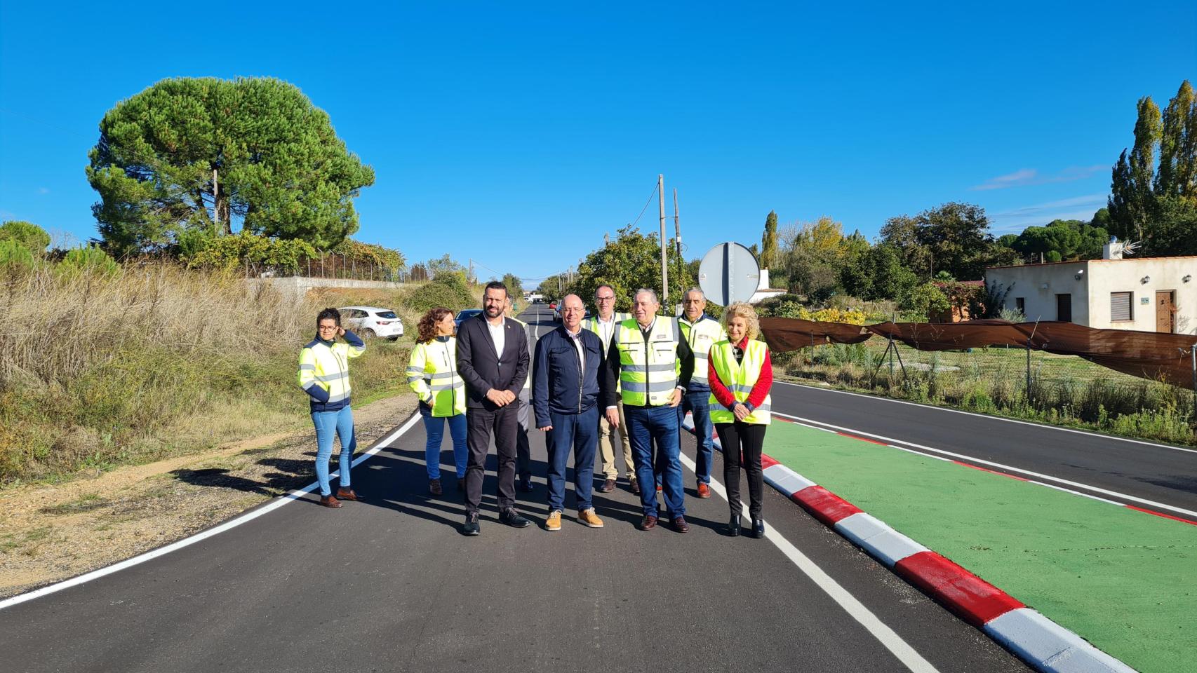 El presidente de la Diputación de Zamora en su visita a La Hiniesta