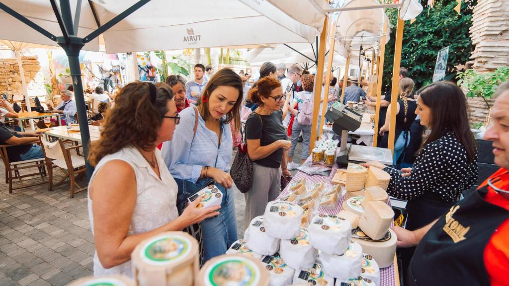 La feria ‘Dénia, ¡está como un queso!' en ediciones anteriores.