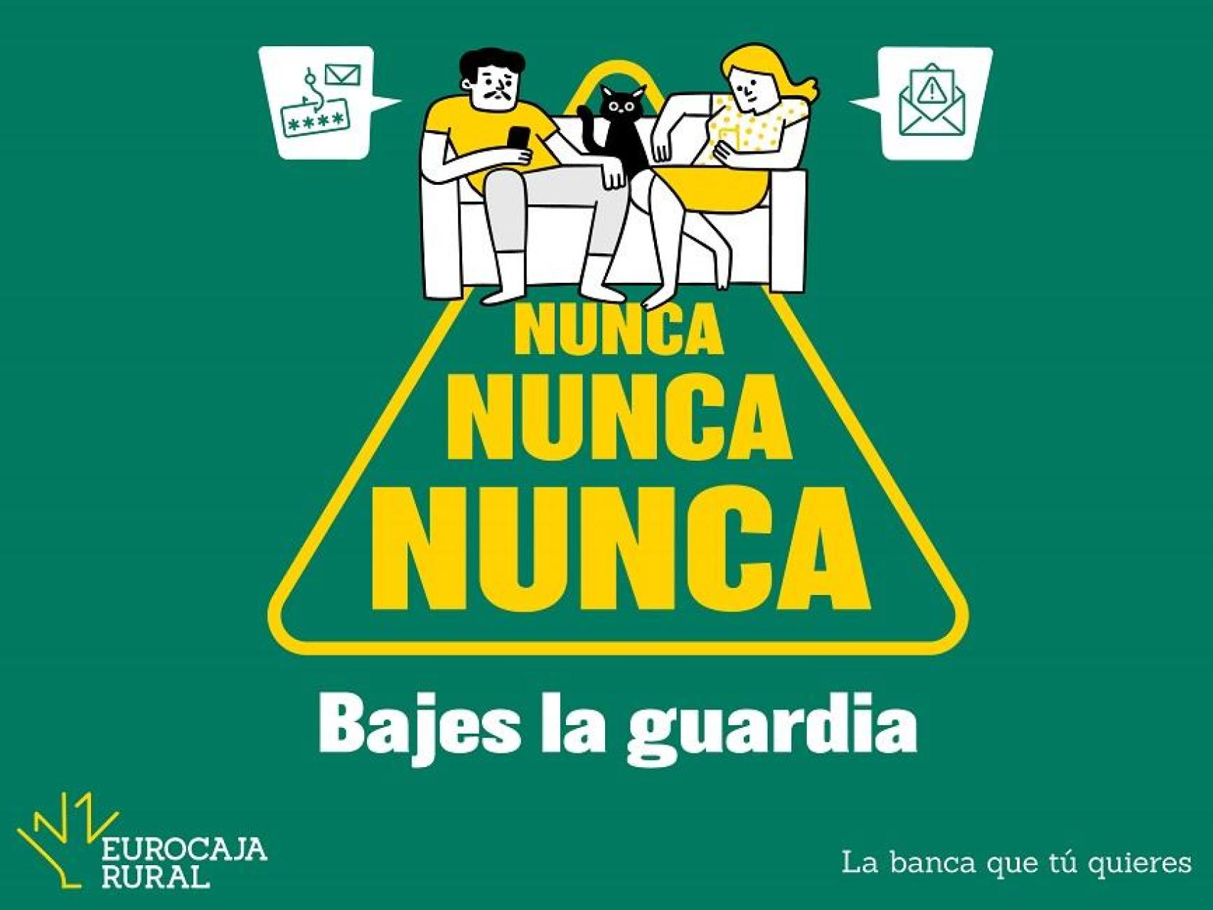 Eurocaja Rural lanza una potente campaña para evitar estafas: todos los consejos que hay que tener en cuenta