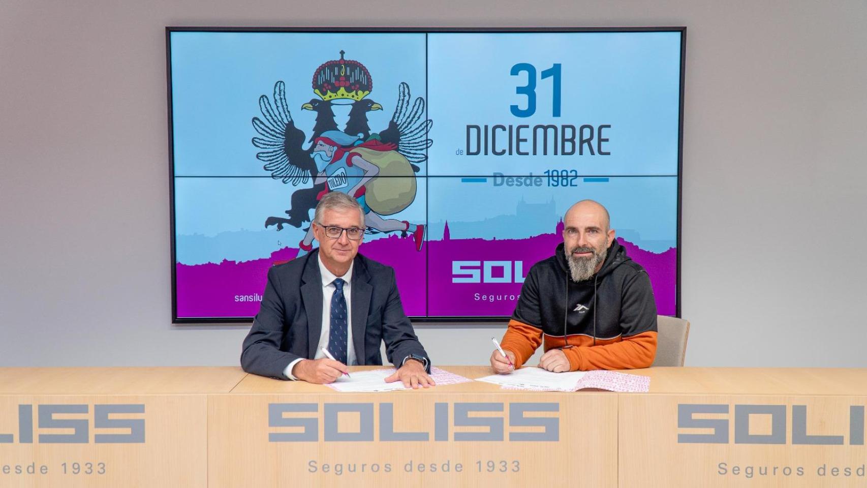 Soliss Seguros renueva su patrocinio para la XLII San Silvestre Toledana